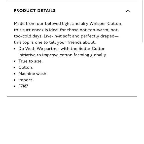 Madewell Whisper Cotton Turtleneck - Picture 5 of 5